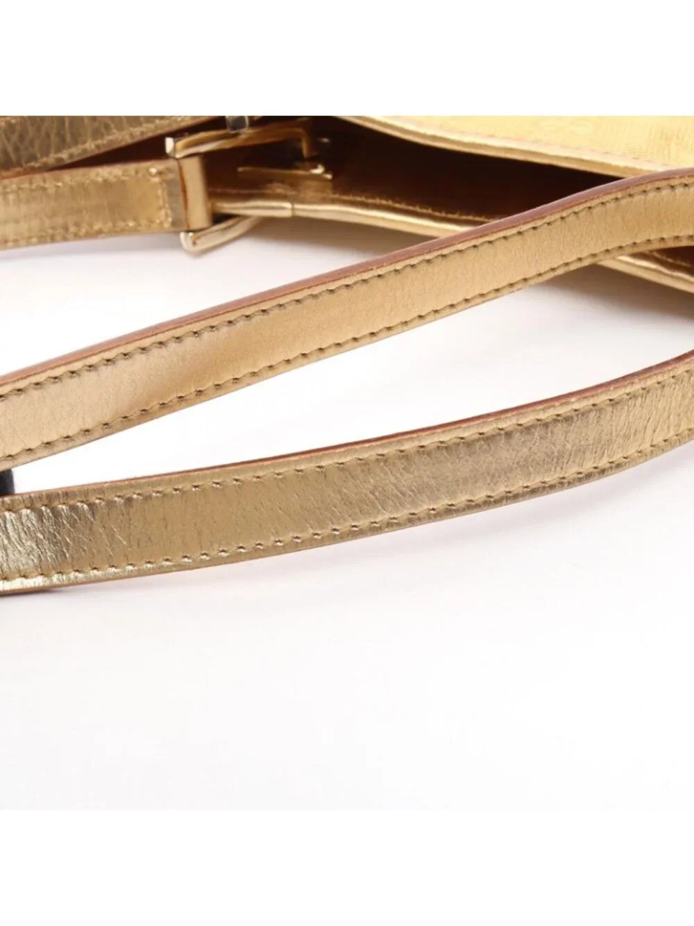 Gucci Tote GG Canvas 002 Gold Handbag
